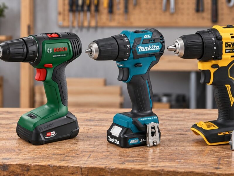 Fúró-csavarozó teszt: Bosch UniversalDrill 18V, Makita DF332DZ vagy DEWALT DCD708N-XJ?