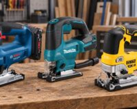 Akkus dekopírfűrész teszt: Bosch GST 18V-125 B, Makita DJV184Z, DEWALT DCS334N